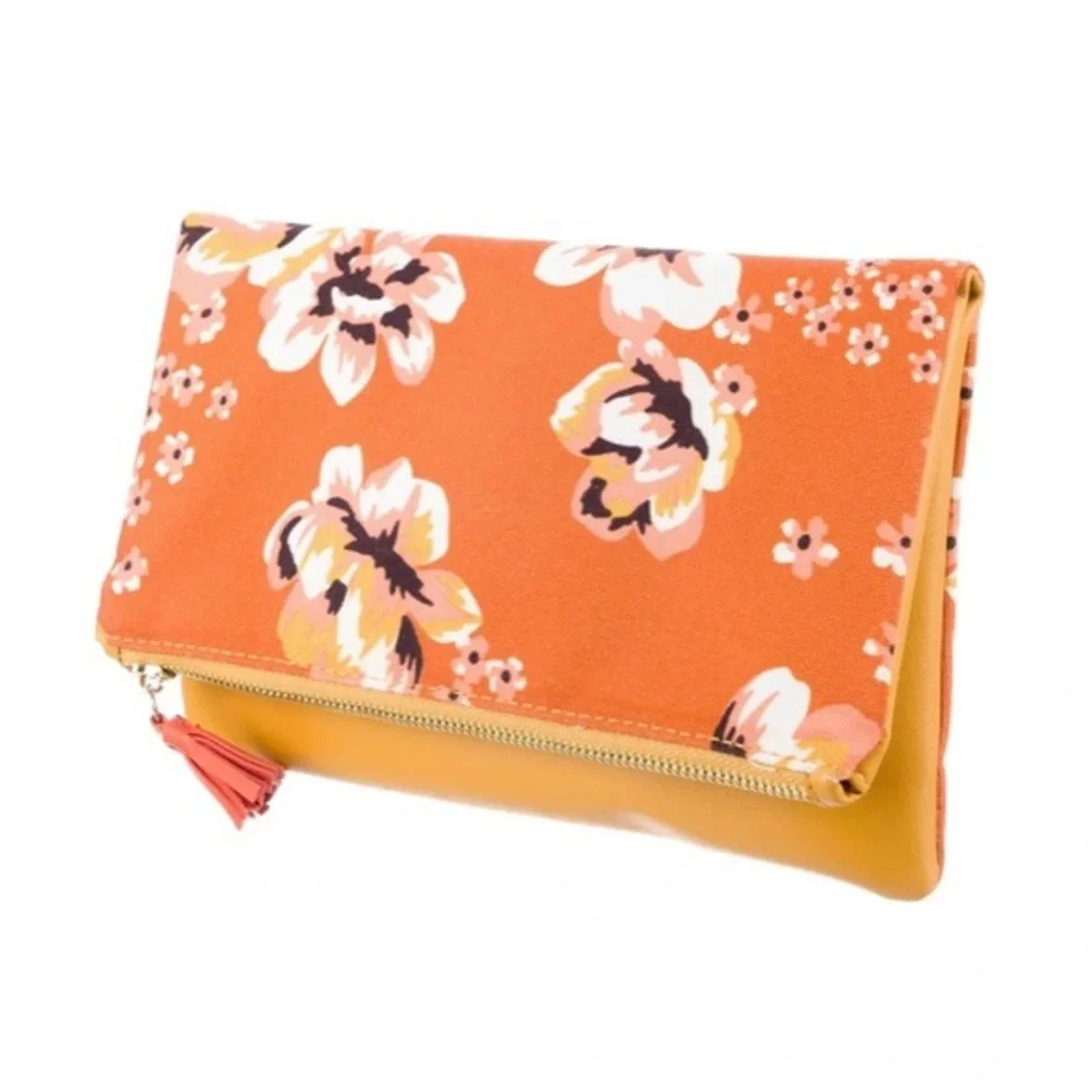 Rachel Pally Zahara Reversible Floral Print Fold-over Clutch‎